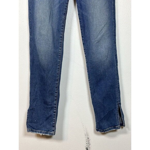 Flying Monkey Jeans Size 26 Slit Ankle Dark Stretch Denim Women’s Y3013 Slim Leg - Picture 2 of 10
